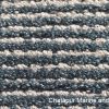 Chatapur Marine and Grey - mocheta tesuta manual din fire Tencel - Jacaranda texture and pattern design