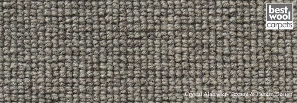 Mocheta din lana Best Wool - Crystal Alabaster tpd cu sigla