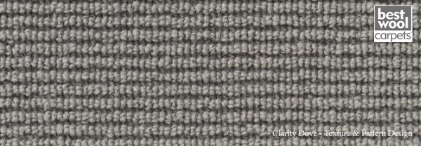 Mocheta din lana Best Wool - Pure New - Clarity Dove tpd cu sigla