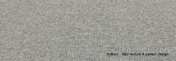 Mocheta din lana Krakow Best Wool texture and pattern design Ash