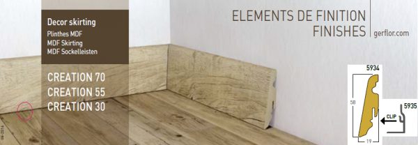 Decor Skirting - plinta MDF