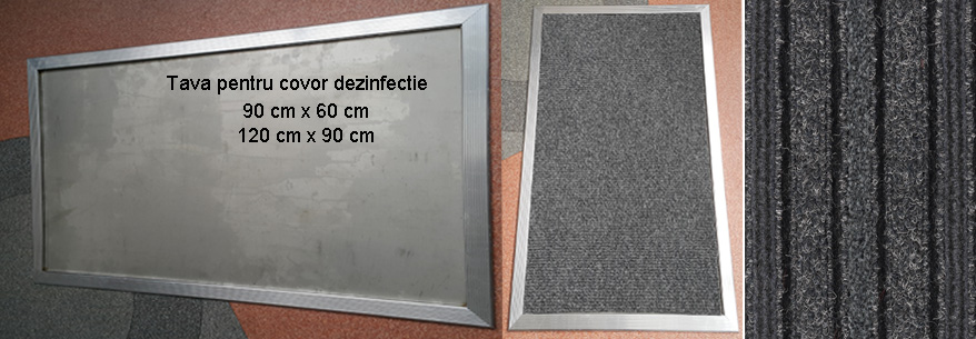 Tava stergator dezinfectare - decontaminare