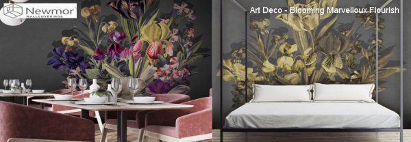 tapet personalizat newmor blooming marvelloux Flourish design imagine 1