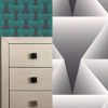 tapet personalizat newmor design isometric fold imagine 1