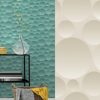tapet personalizat newmor design isometric luna imagine 1