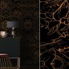 tapet personalizat newmor design savoy - les fleurs imagine 1