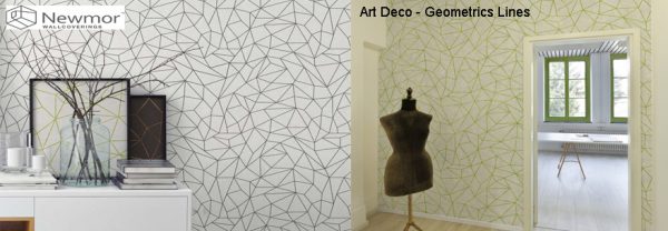 tapet personalizat newmor geometrics design Lines imagine 1