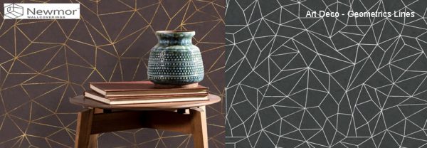 tapet personalizat newmor geometrics design Lines imagine 2