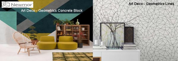 tapet personalizat newmor geometrics design imagine 1