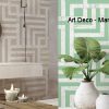tapet personalizat newmor marble tiles design imagine 1